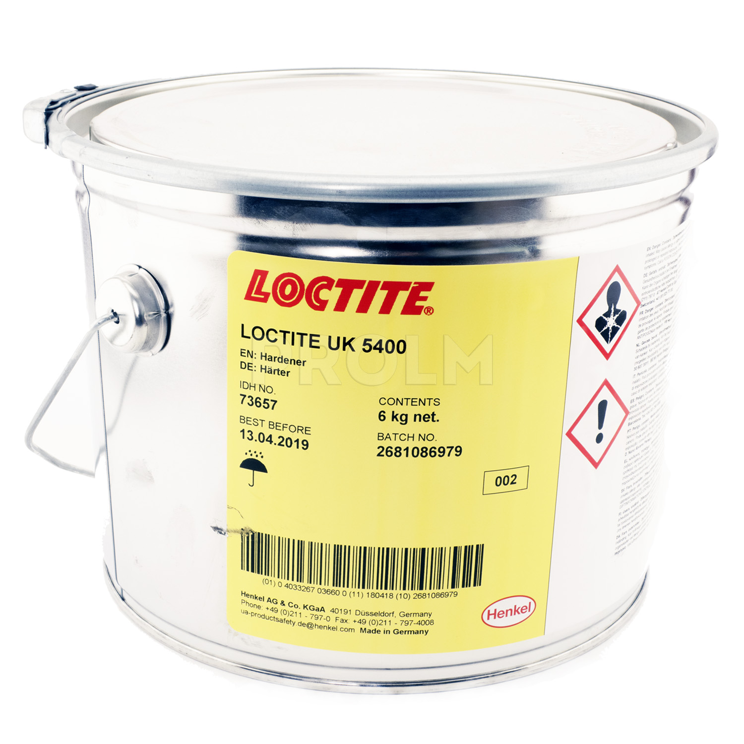 Компонент B (отвердитель для UK8101, UK8103, UK8303, CR8101) Локтайт  Loctite UK 5400 CAN 6KG