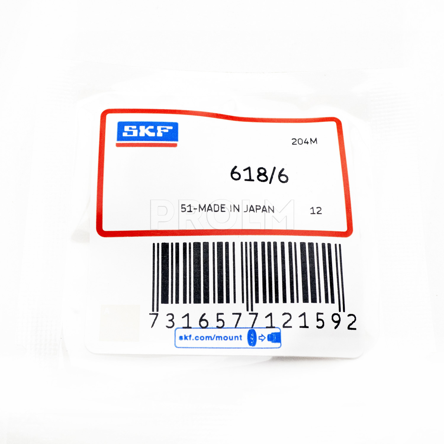 Подшипник  SKF 618/6