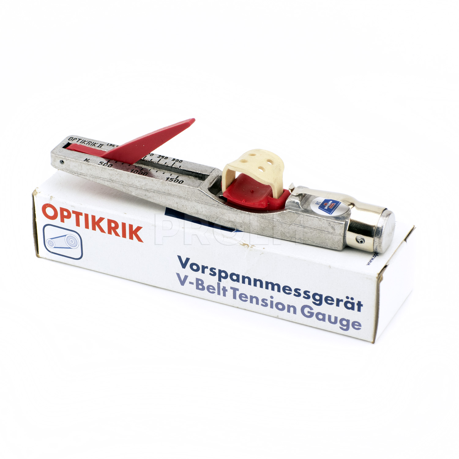 Измерительный прибор для измерения натяжения клиновых, многоручьевых и поликлиновых ремней  OPTIBELT Optikrik II