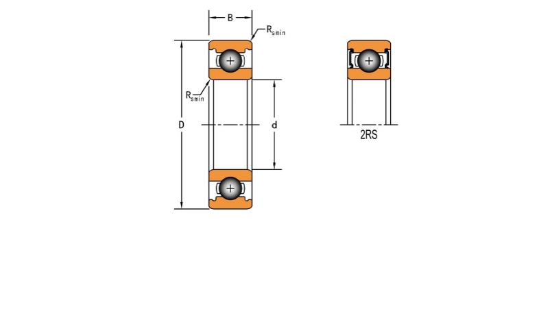 Подшипник  TIMKEN 62304-2RS