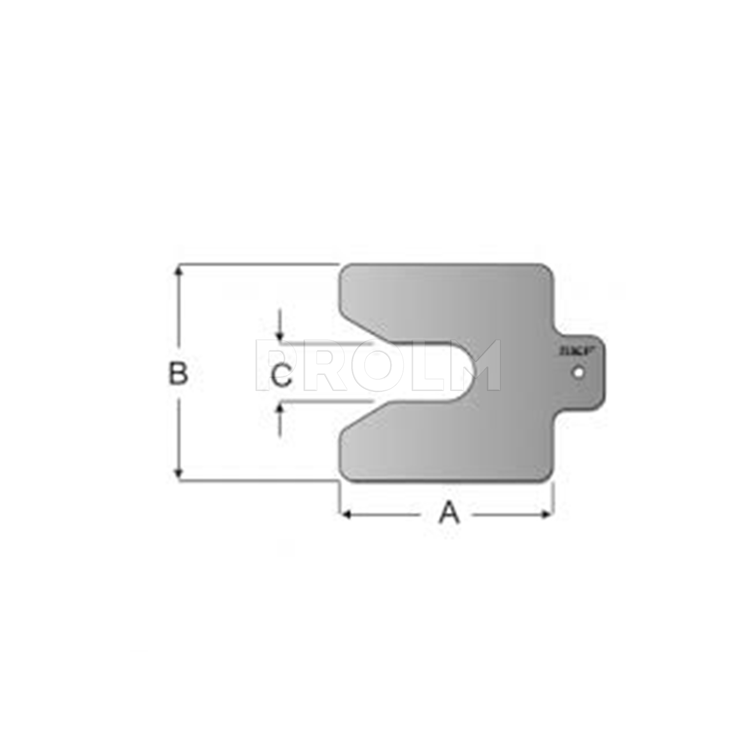 Калиброванные пластины 100 x 100мм, толщиной 0,50мм, (1упк-10шт.)  SKF TMAS 100-050