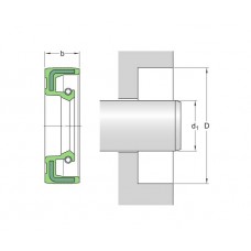 Манжета 90X120X12 HMS5 V
