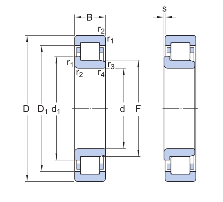 Подшипник  SKF NJ 2212 ECP