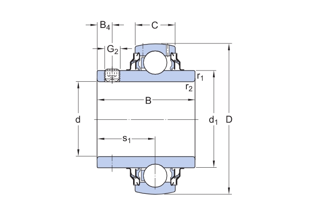 Подшипник  SKF YAR 205-2RF