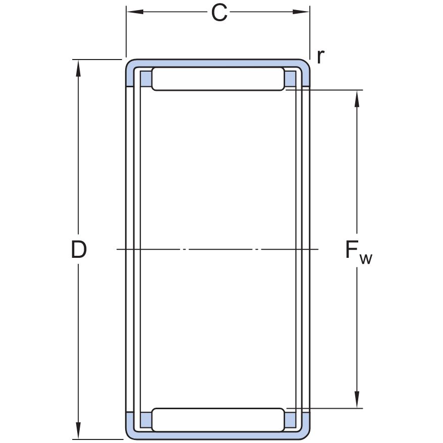 Подшипник  NTN HK1212