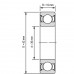 Шариковый подшипник  CRAFT 6206 2RSC3