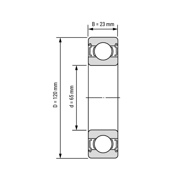 Подшипник  ArtNC 6213-2Z-C3