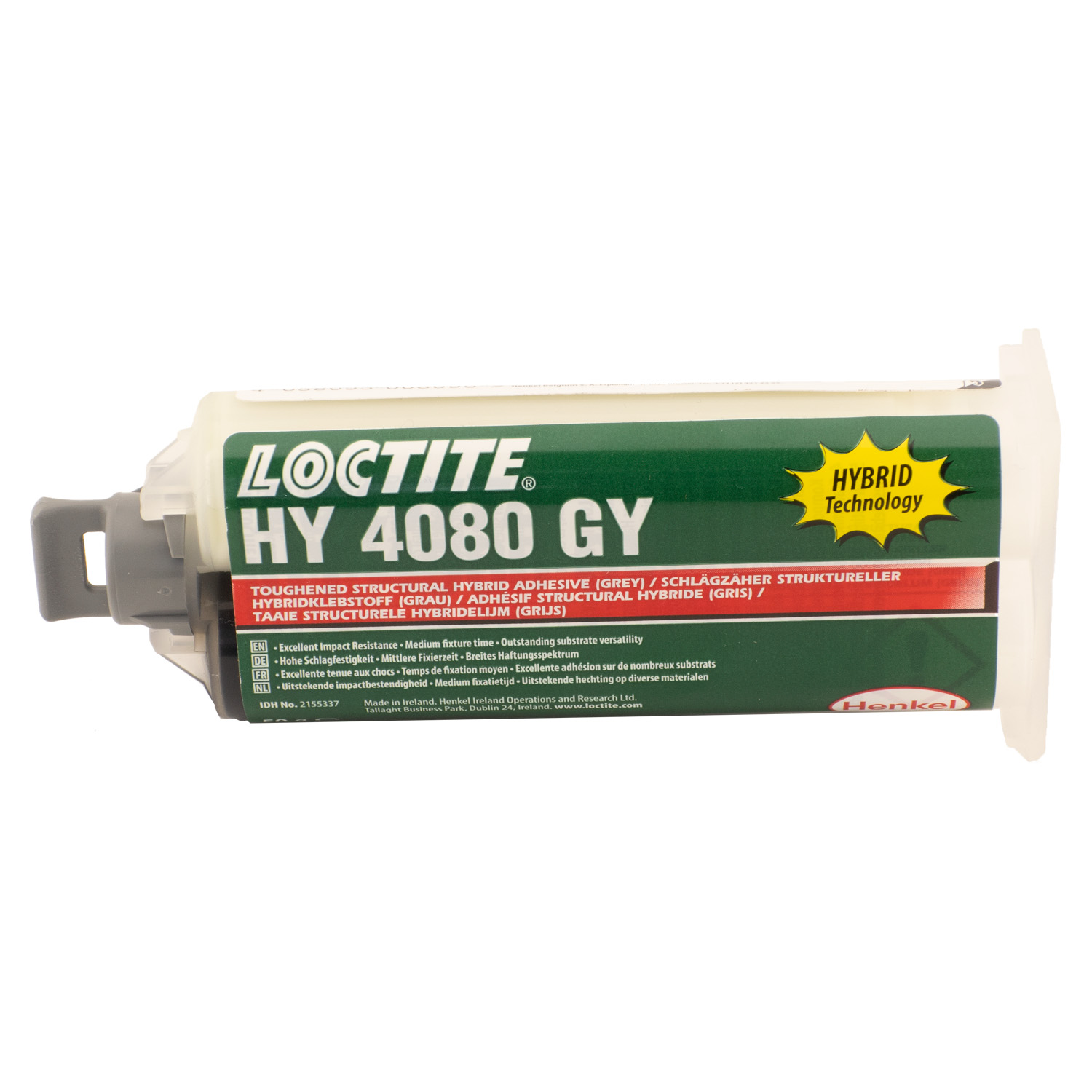Вибростойкий ударнопрочный клей, прозрачный Локтайт  Loctite HY 4080 CR, 50г