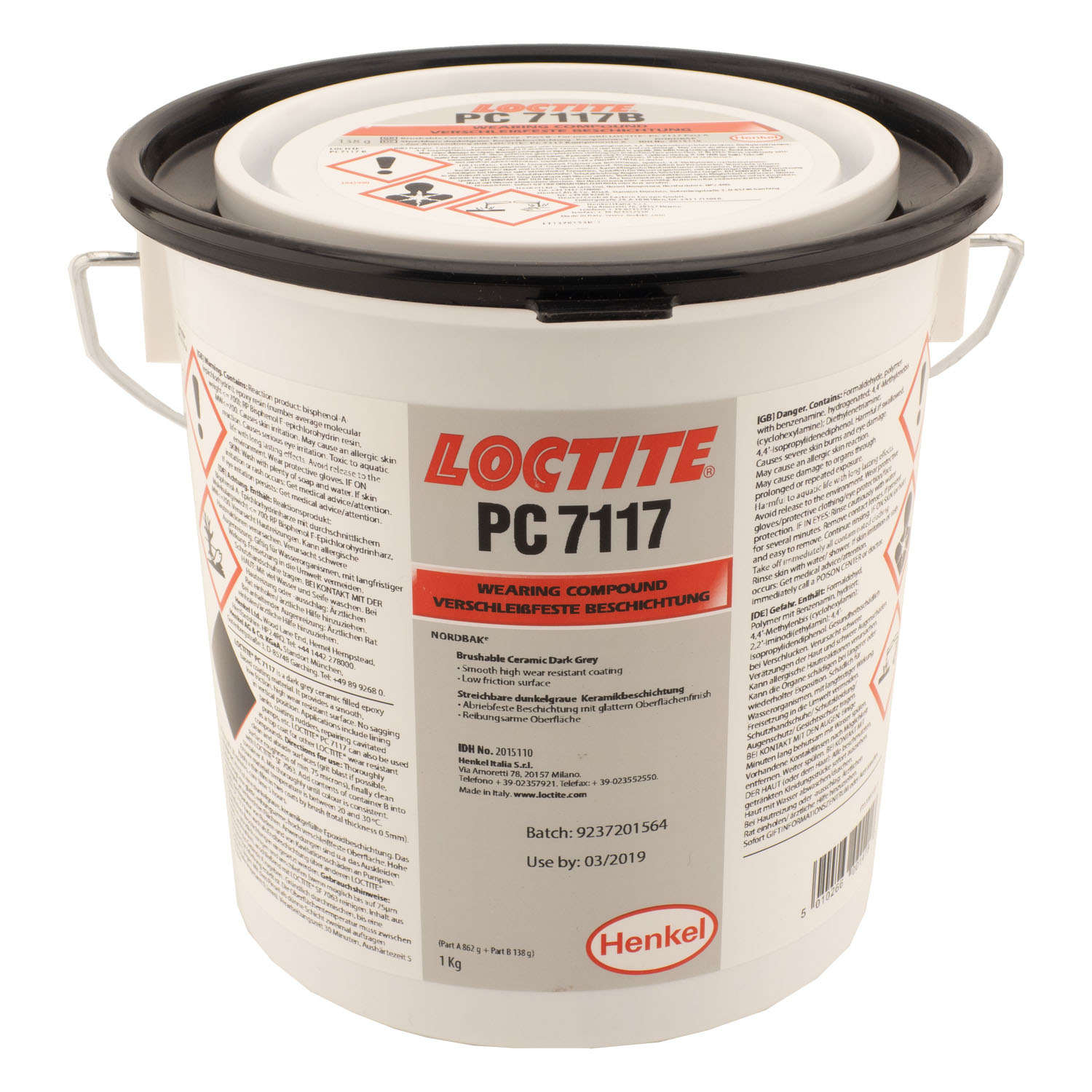 Износостойкий эпоксидный состав, наносимый кистью Локтайт  Loctite PC 7117 1KG
