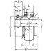 Корпус с шариковым подшипником  NTN M-UEL210D1