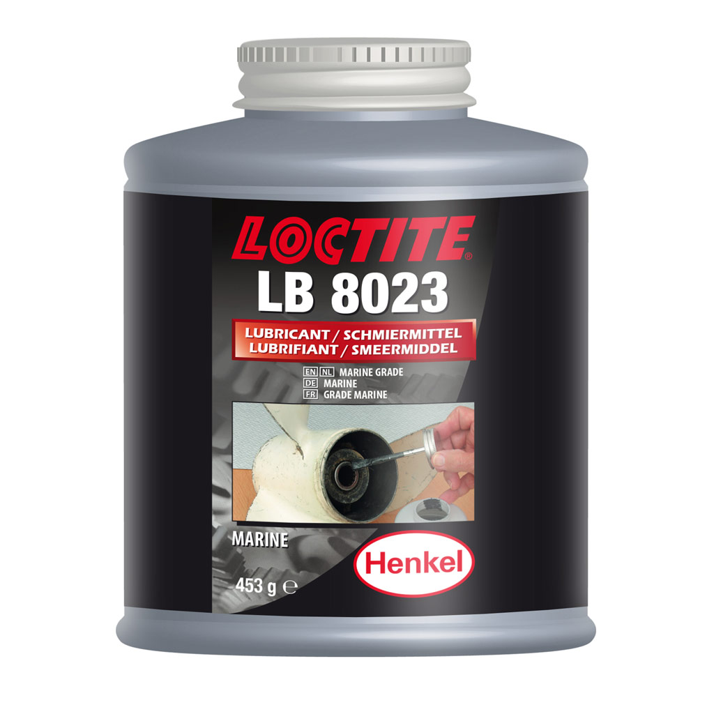 Смазка противозадирная, стойкая к вымыванию, банка с кистью  Loctite LB 8023 453G