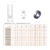 Подшипник из нержавеющей стали  BECO 61803-BSS-2RS